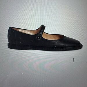 Chloe Black Mary Jane Flats